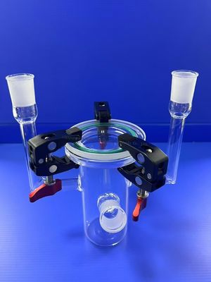 Customized 50-1000 ml High-Transparency Photo-Induced Quartz Glass Reactor with 1100℃ Working Temperature