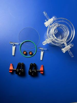 Customized 50-1000 ml High-Transparency Photo-Induced Quartz Glass Reactor with 1100℃ Working Temperature