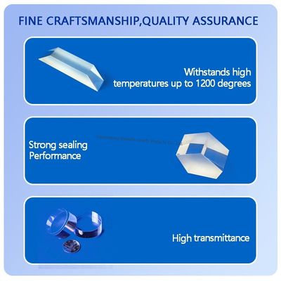 High Temperature Fused Silica Quartz Glass Plate Clear Quartz Glass Substrate For UV Lamp