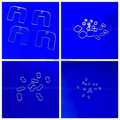 Manugacturer Custom Optical Fused Quartz Glass  Thick Plate With High Transmitance