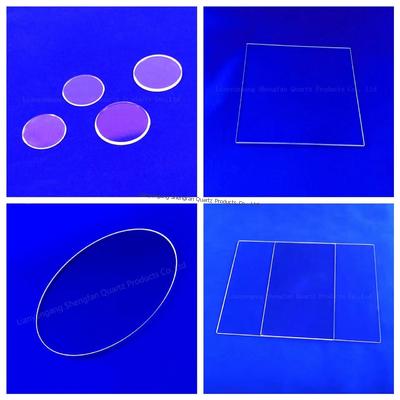 Customizable Military Grade Optical Clear Fused Quartz Plate and Quartz Glass Sheet