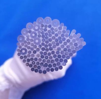 High temperature corrosion resistant transparent quartz stirring tube is used in tubular furnaces