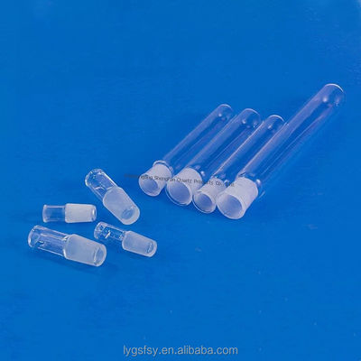 High Density 2.2g/cm3 Quartz Glass Tube with 1180℃ Annealing Point and 1100℃ Strain Point for Industrial Applications