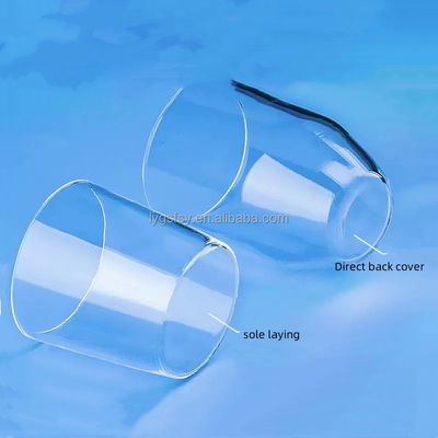 High-purity 99.99% corrosion-resistant quartz crucible with lid