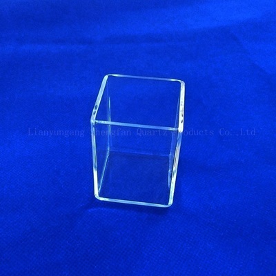 Customized high-temperature resistant quartz tanks quartz containers of test samples