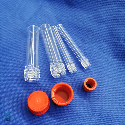 CNC precision processing of high-temperature-resistant quartz threaded tubes