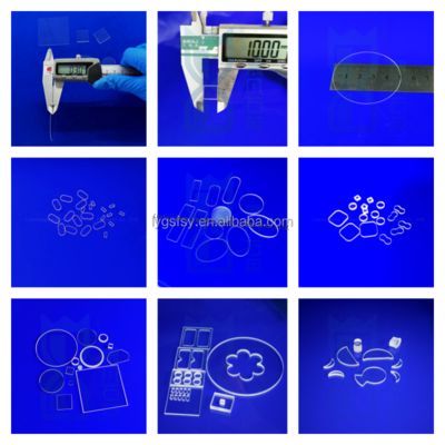 High-transparency ultraviolet UV quartz glass sheet is used for optical lenses