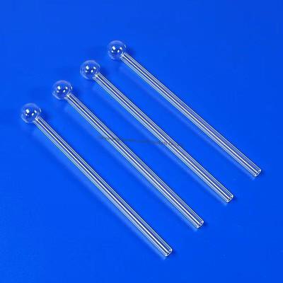 Custom High Temperature and Corrosion Resistant BET Quartz Sample Tubes for Laboratory Use