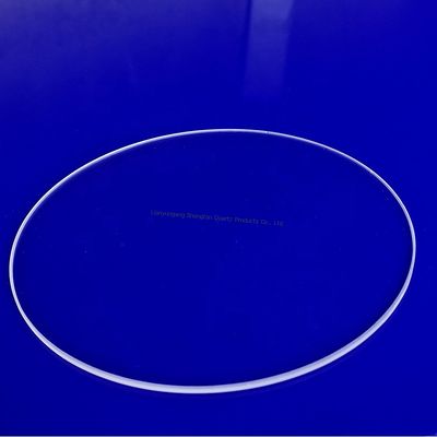 High Purity 99.99% High Temperature Resistance Quartz Glass Plate Customizable Size for Semiconductor and Optical Applications