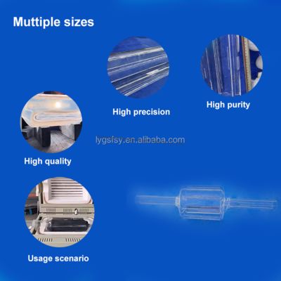 Customizable High Purity SIO2 99.99% Fused Quartz Glass Tube