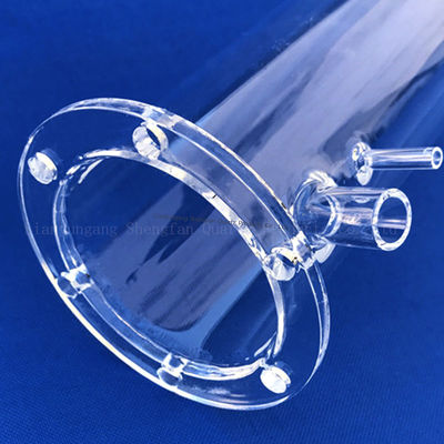 High Purity SIO2 99.99% Heat Resistant up to 1200°C Transparent Fused Quartz Glass Tube for Semiconductor and Optical Applications