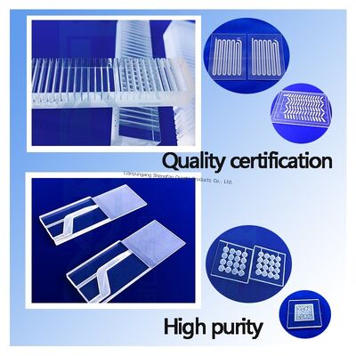 High Transmittance Customized Size High Temperature Resistant Fused Silica Quartz Glass Plate