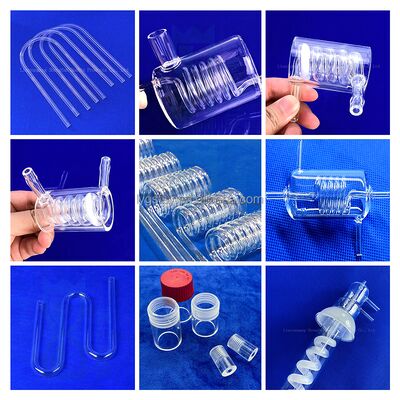 High Purity 99.99% Corrosion Resistant Quartz Glass Tube with 1100℃ Working Temperature