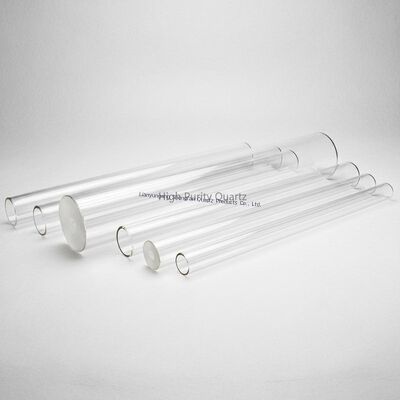 High Purity SIO2>99.99% Quartz Glass Tube with Good Electrical Insulation and High Temperature Resistance 1100℃