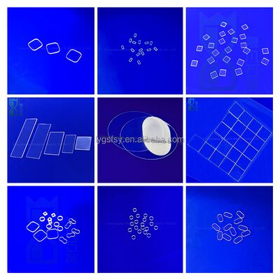 Custom Clear High Temperature Resistance Glass Plates JGS1 Fused Silica Quartz Glass Disc