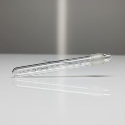 Custom Laboratory BET Quartz Glass Sample Tube High Temperature Resistant