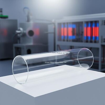 Manufacturer Custom OD 100-1000mm Furnace Quartz Tube With Large Diameter