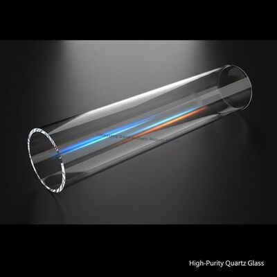 Manufacturer CUstom Large Diameter Furnace Quartz Tube