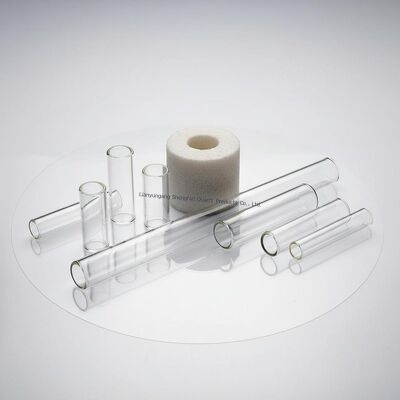 Transparent Polished Quartz Glass Tube Products Sand Core Pipe