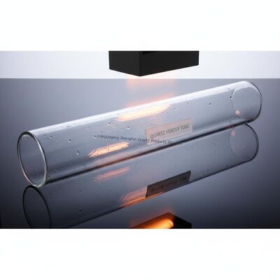 Custom Large Diameter Quartz Glass Pipe With Heat resistant