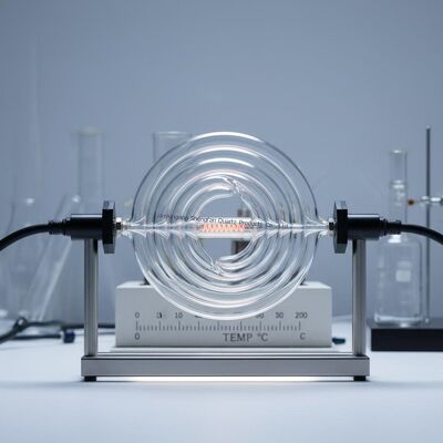 Temperature Heating Tube Furnace Tube High Purity Cyclic Laboratory Quartz Glass Tube