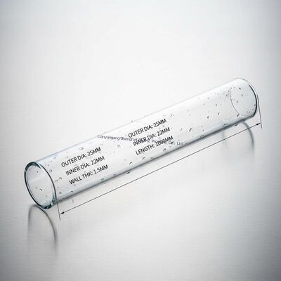 High Temperature Clear Fused Quartz Glass Tube With All Dimension