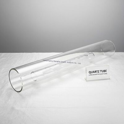 Manufacture Large Diameter Quartz Clear Glass Tube