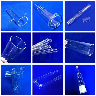 Silicon Dioxide Quartz Heater Tube Uv Glass 1683 Degree Fused Silica Capillary