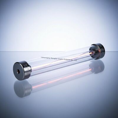 Silicon Dioxide Quartz Heater Tube Uv Glass 1683 Degree Fused Silica Capillary