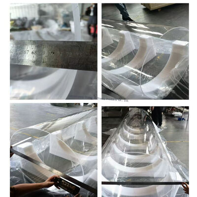 Manufacture Support Custom Heat Resistance Fuesd Large Diameter Quartz Clear Glass Tube
