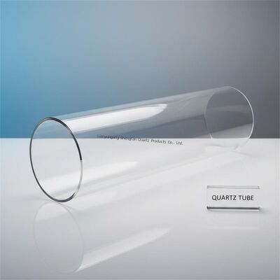 Manufacture Support Custom Heat Resistance Fuesd Large Diameter Quartz Clear Glass Tube