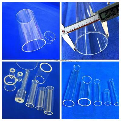 Corrosion Resistant Fused Silica Quartz Glass Tube with Good Thermal Stability and High Light Transmittance