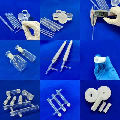 Clear Quartz Glass Coil Tubing Processing 300mm OD UVC Light
