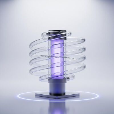 Clear Quartz Glass Coil Tubing Processing 300mm OD UVC Light