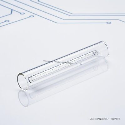 SIO2 Transparent Quartz Glass Tube Polished Fused Electrical Insulation