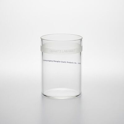 Factory Custom Laboratory Quartz Glass Cylinder Crucible Corrosion Resistant