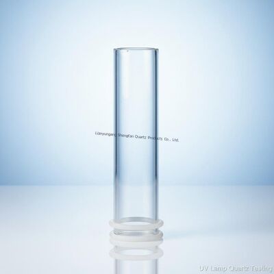 UV Lamp Quartz Testing Tube Reactor Glass Sleeve For Germicidal Lamps 100MM