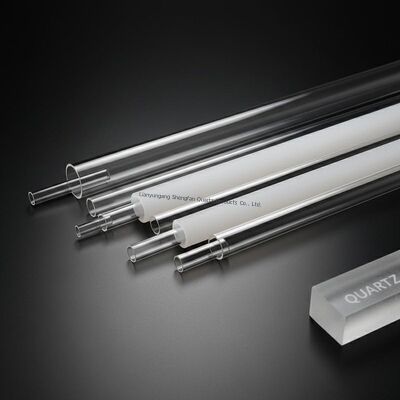 Custom Diameter Semiconductor Quartz Testing Tubing Transparent And Opaque Polished