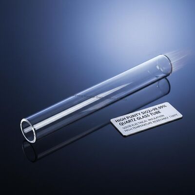 High Purity SIO2>99.99% Quartz Glass Tube with Good Electrical Insulation and High Temperature Resistance 1100℃