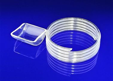 End Lamps Quartz Glass Tube Thermoelectric Boiler High Temperature Resistance Quartz Glass  Custom Dimension
