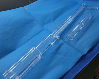 Precise Dimension Glass Test Tubes Large Transparant 100-400 OD DiameterUv Protection Fused Quartz Tube , Silica Glass T