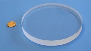 Clear Step Fused Quartz Plate Polishing Transparent Window No Air Bubble