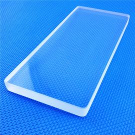 1-60mm High Purity Clear Fused Silica Plate Heat Resistance  Transparent Arc Silica Quartz Plate