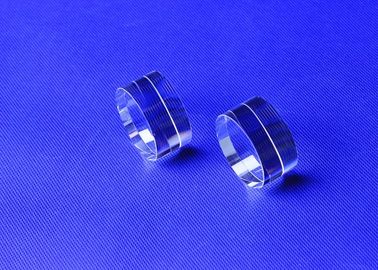 Spherical Shape Fused Silica Glass Sheets Double Convex +/-0.02mm Tolerance Quartz Glass Plate