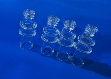 Transparent Glass Laboratory Equipment 1100℃ Working Temperature