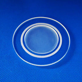 Anti Corrosion Fused Quartz Glass Flange , Clear Uv Grade Fused Silica