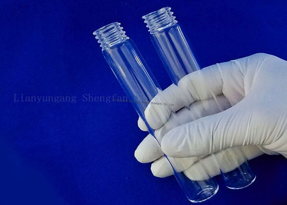Transparent Quartz Thread Reagent Bottle