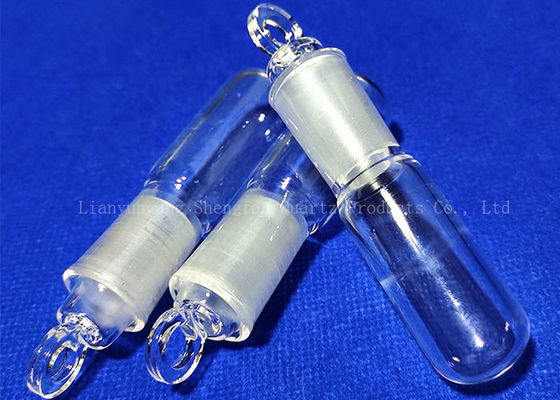 Ends Open Quartz Pipe Glass Tube Reactor Transparent For UV Lamp