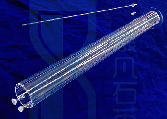 Professional Customization No Air Quartz Glass Tube For Tube Furnace