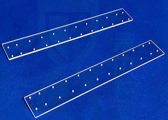 High Precision Laser Drilling Transparent Fused Silica Plate With Hole